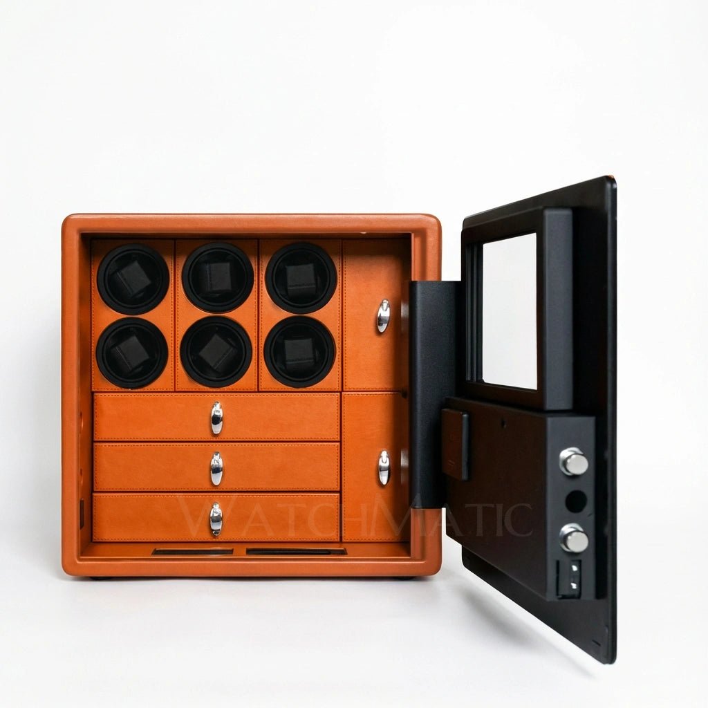 WatchMatic Kovra Vault Series 6 - Watch Winder Safe Box - WatchMatic