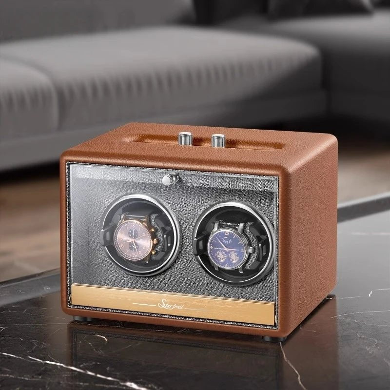 WATCHMATIC Nova Watch Winder 14:1752 watches brown - WatchMatic