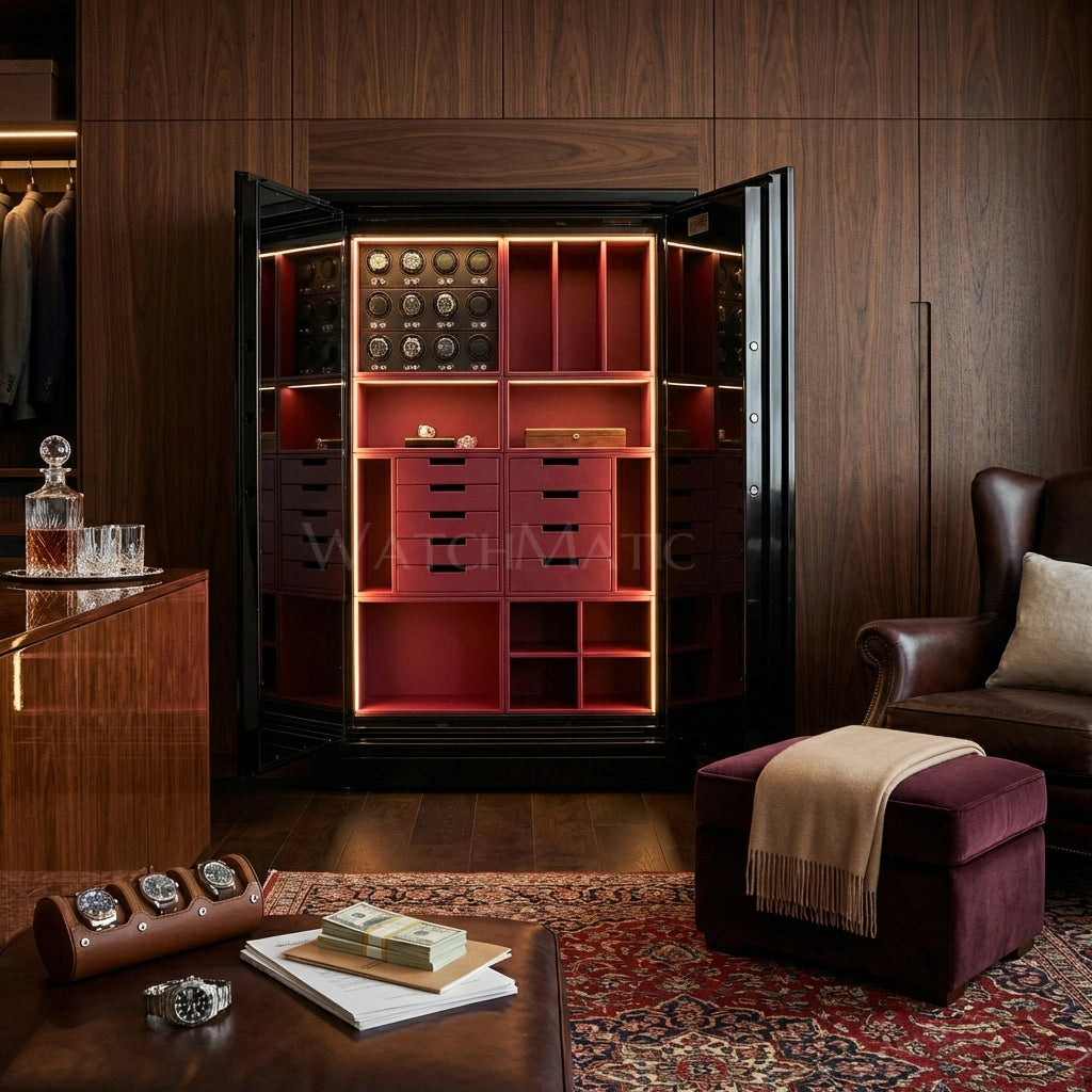 Coffre-fort pour remontoir de montres Majestus